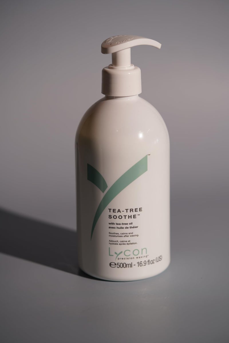 Lycon Tea Tree Soothe, Salon-Quality Post Wax Body Moisturizer with Tea Tree Oil, Rose and Chamomile, 16.9 oz - Image 4